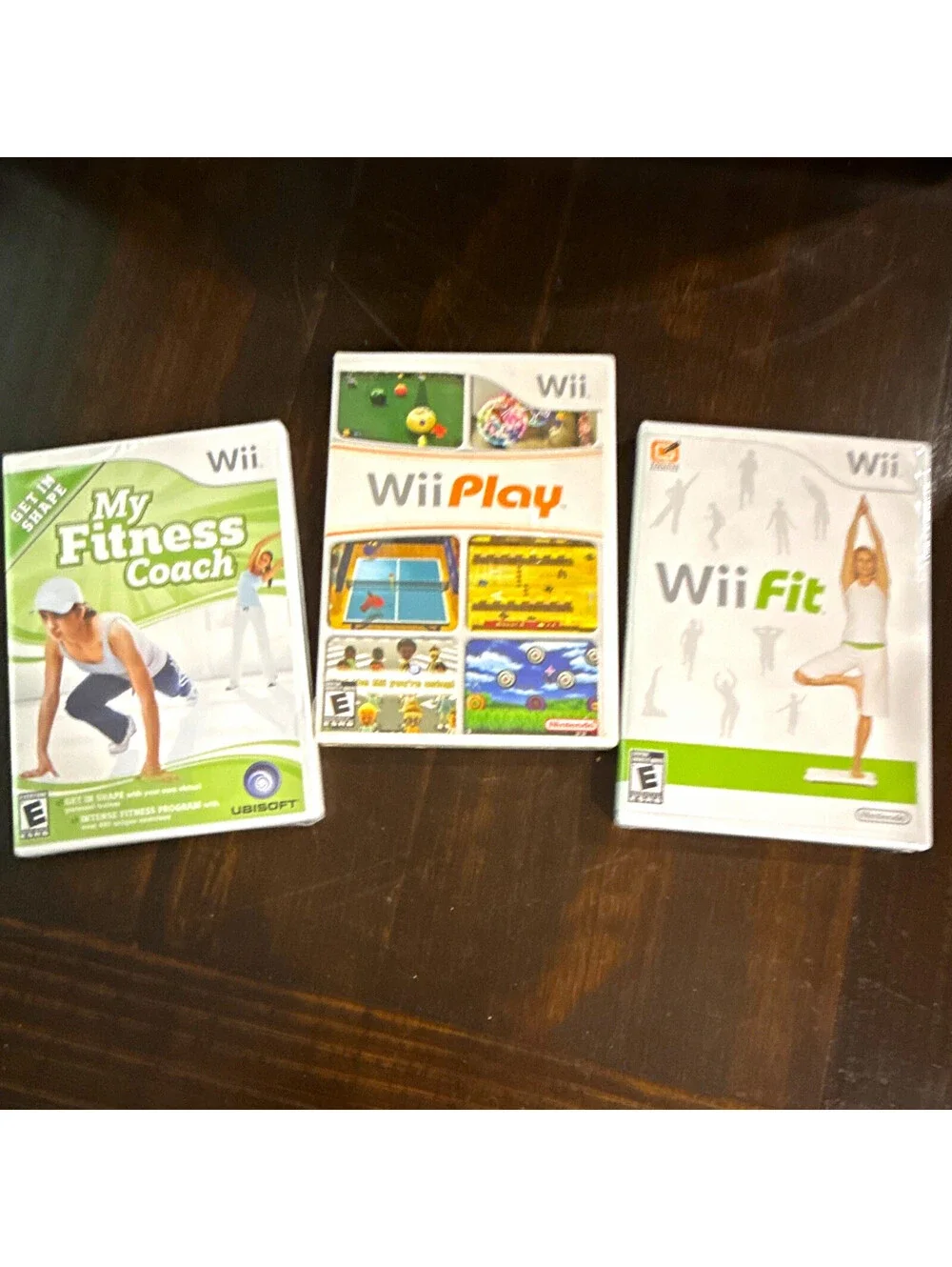 Nintendo Wii Game Lot Wii Fit Wii Play My Fitness Coach E - all new and sealed